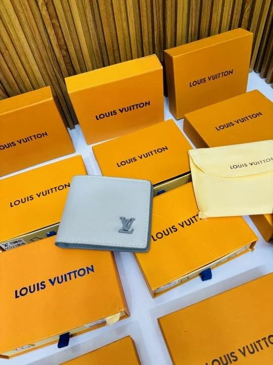 04 LV LOUIS VUITTO_N GREY PREMIUM QUALITY WALLET