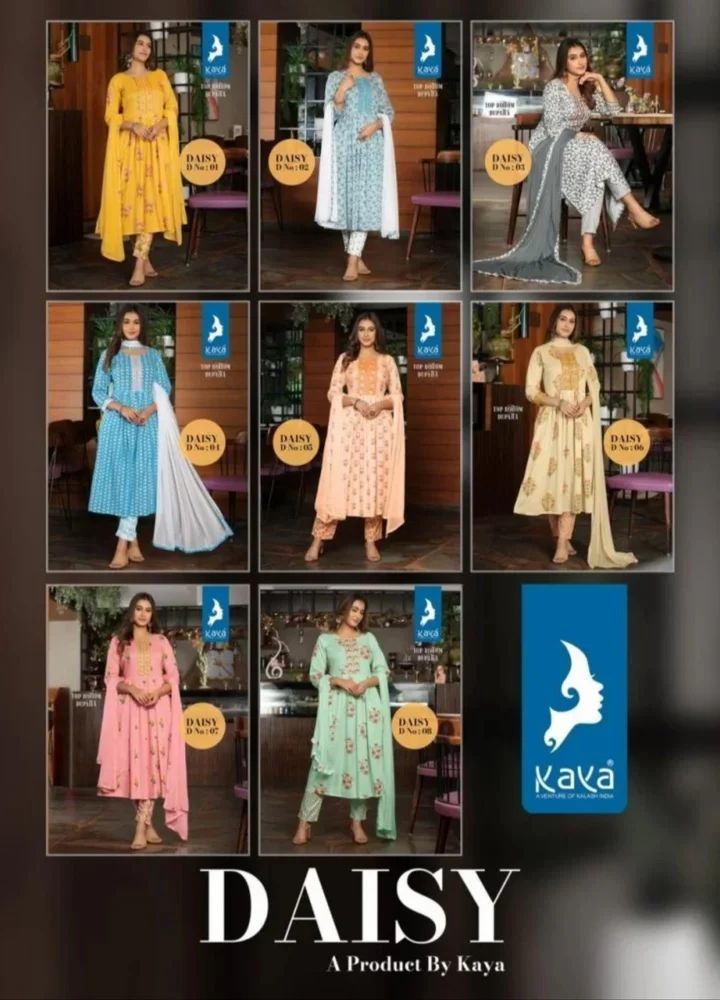 Ladies Readymade Top Bottom Dupatta Dress