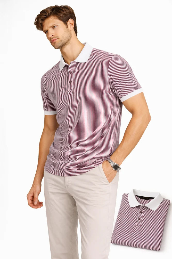 Mens Polo Collar T Shirt