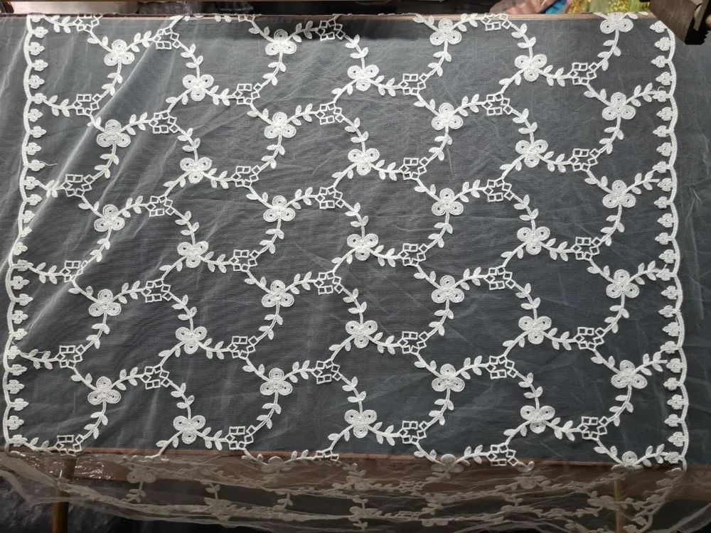 Net Embroidery Duptta