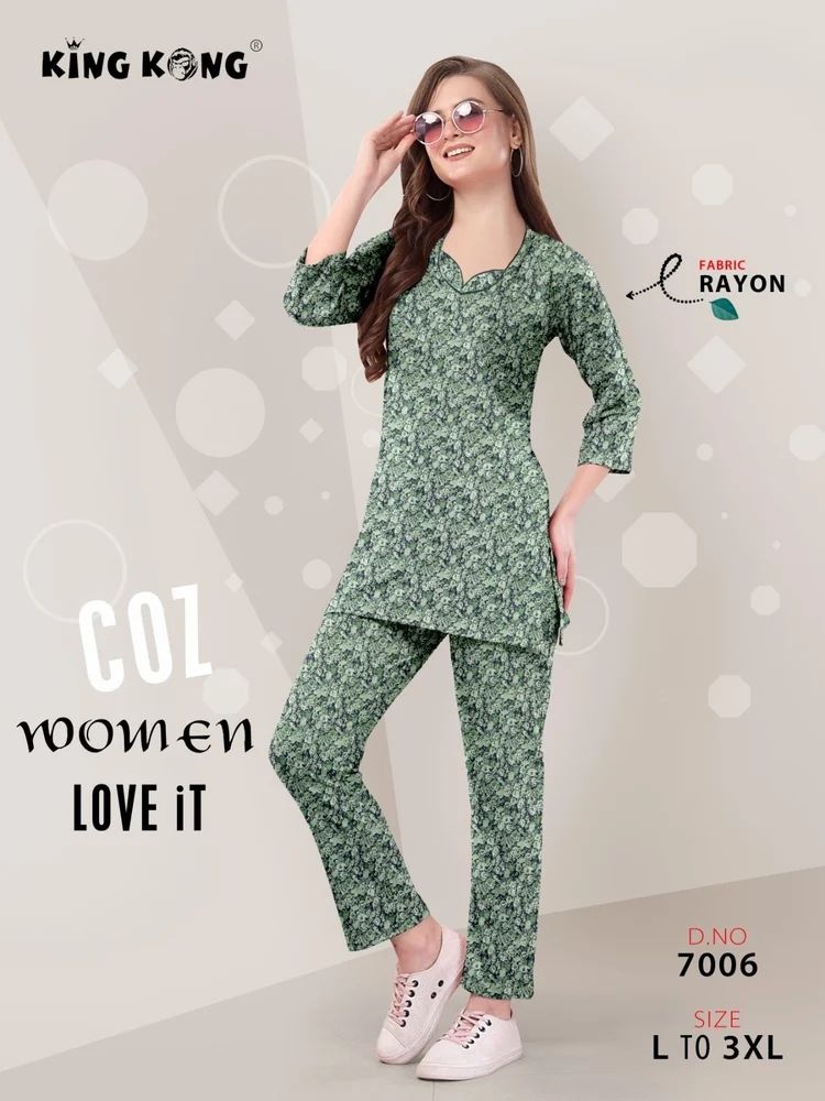 Rayon Bandhni Print Heart-Shaped 3/4 Sleeve Top - Sizes L to 3XL