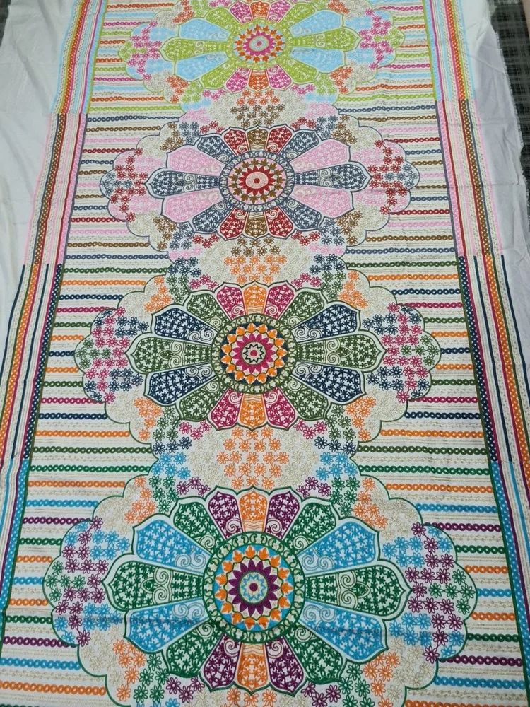Cotton flex embroidery fabric