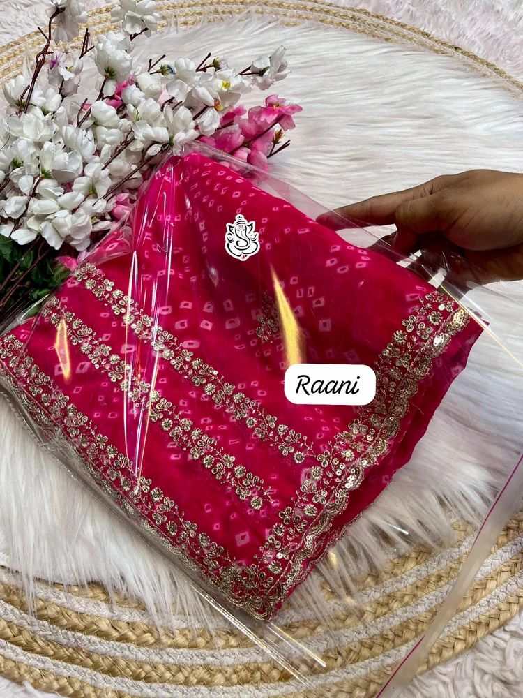Designer Bhandhni Sarees