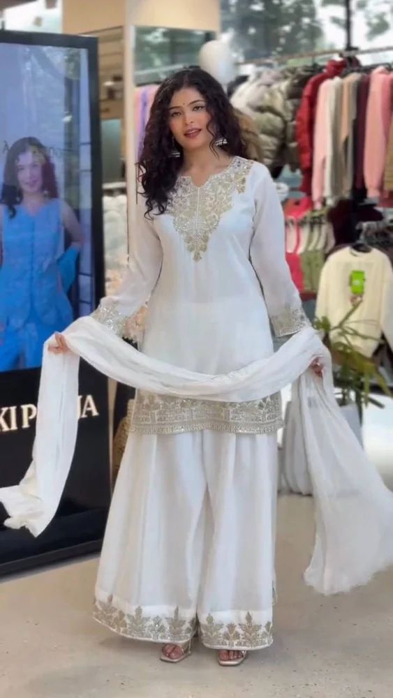 Elegant Pakistani Embroidered Salwar Suit