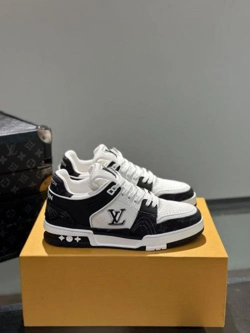 Louis Vuitton Trainer Nigo Denim Black White