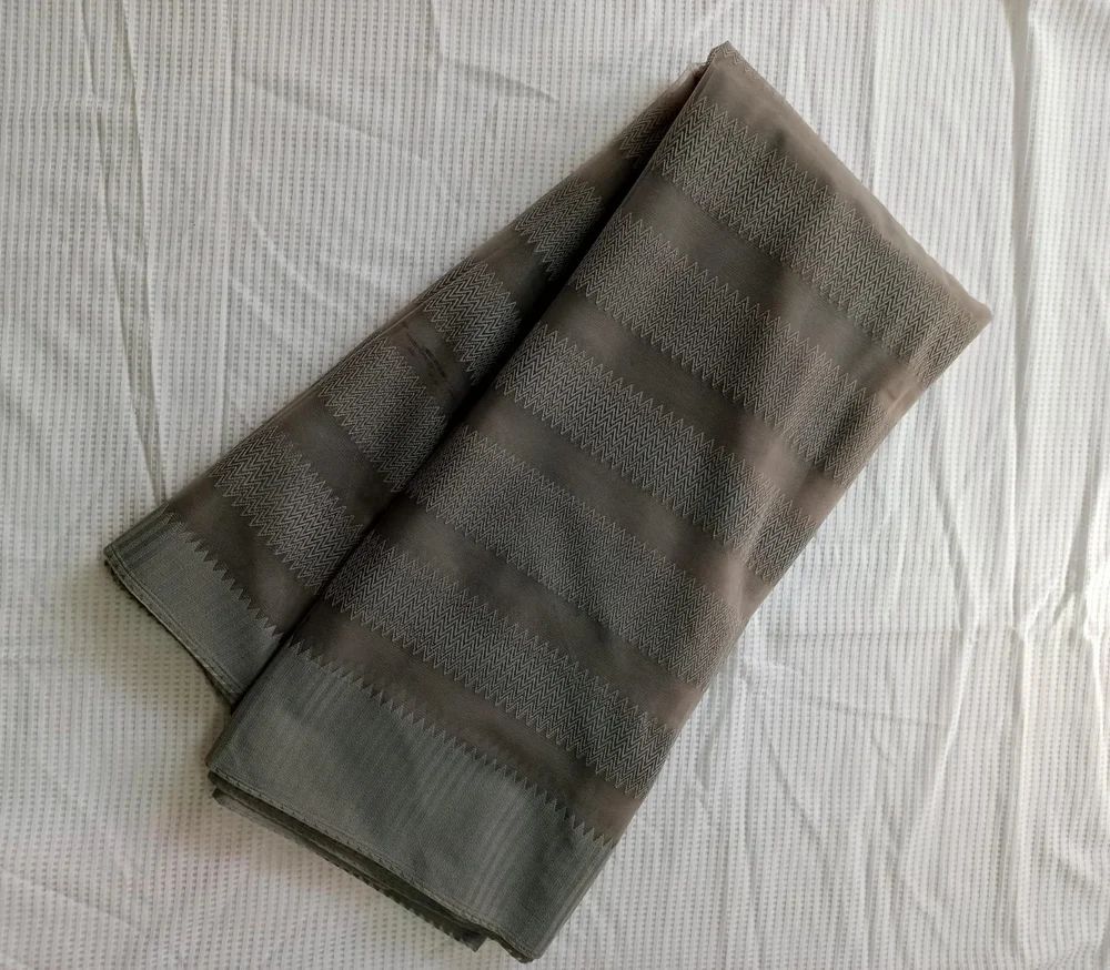SILKY PATTERN NET SAREE