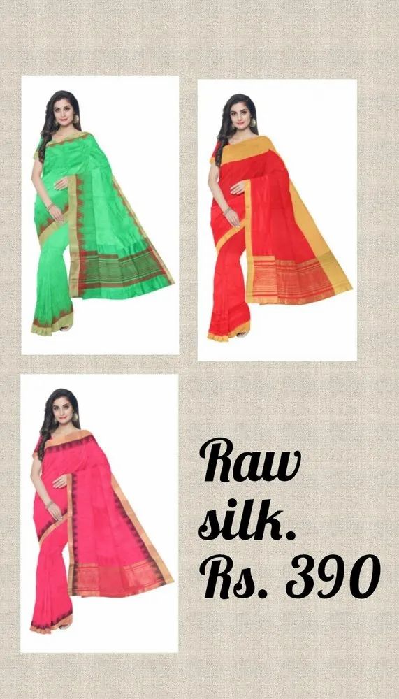 Fancy Raw Silk Saree