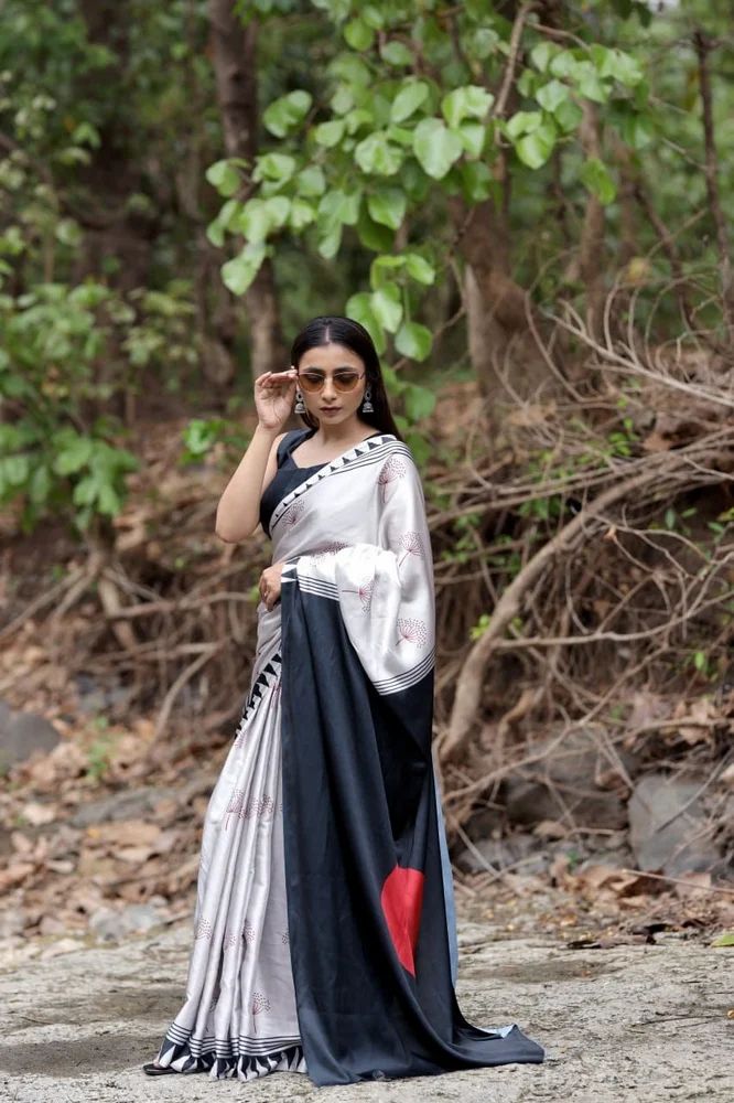 Original Japan Satin Saree