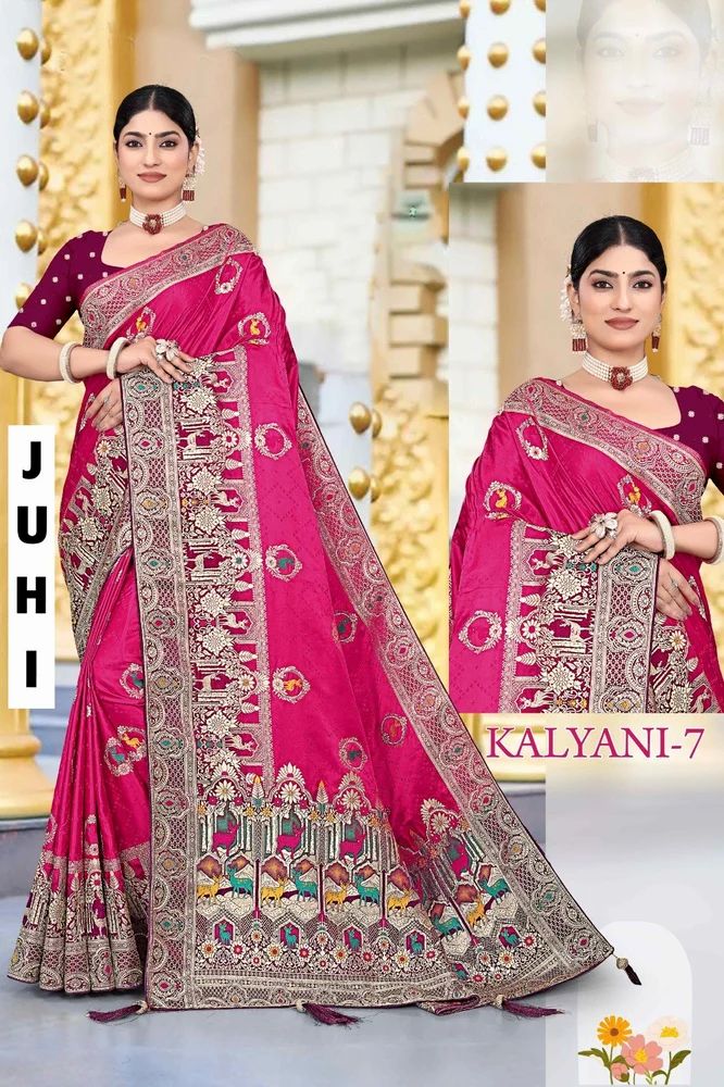 Pink Paithani Silk Saree