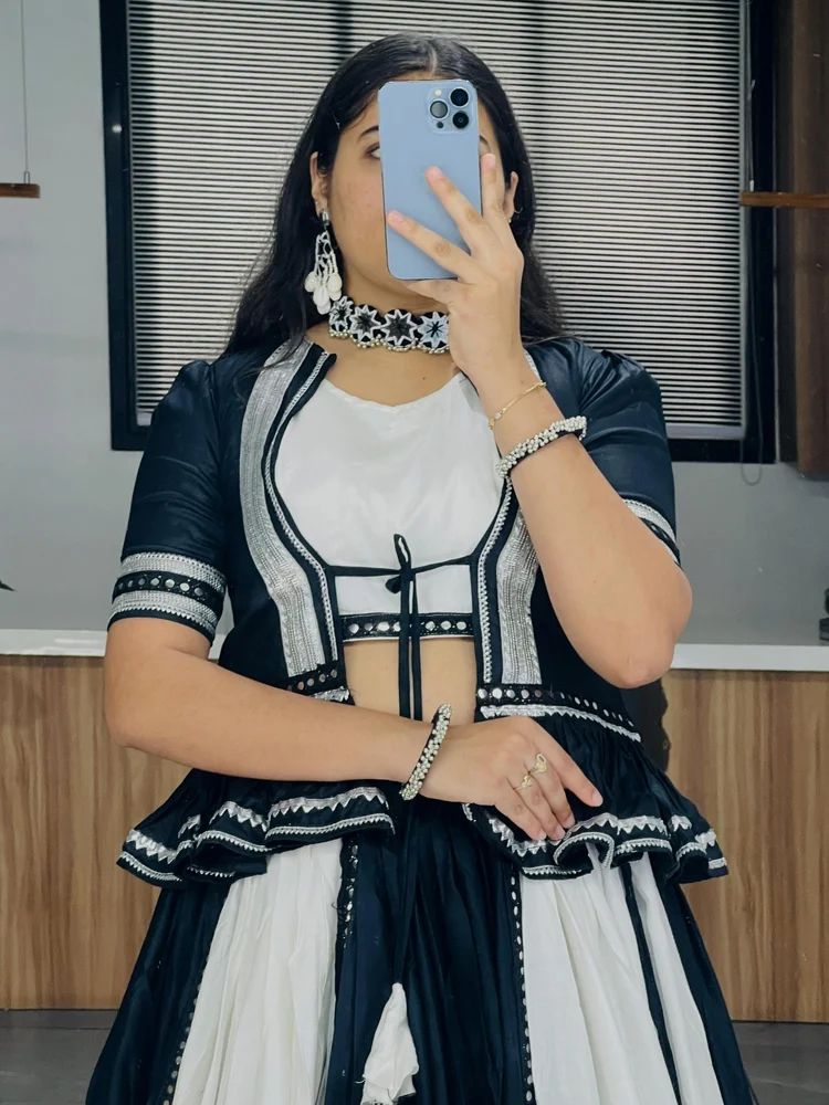 Ethnic Navratri Women's Cotton Lehengha Choli