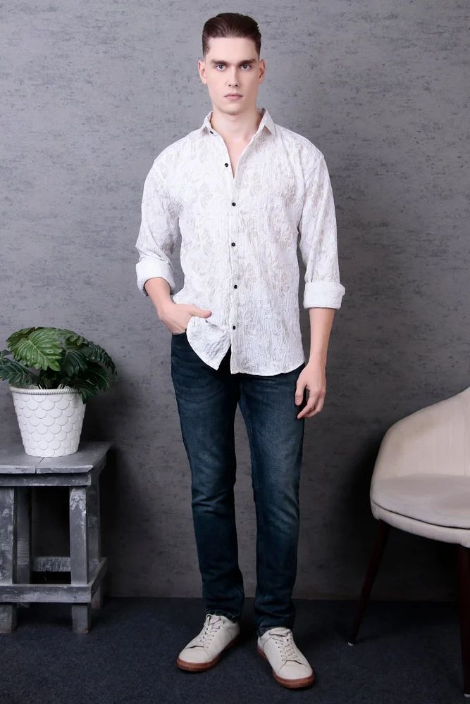 Men Polyester Shirt