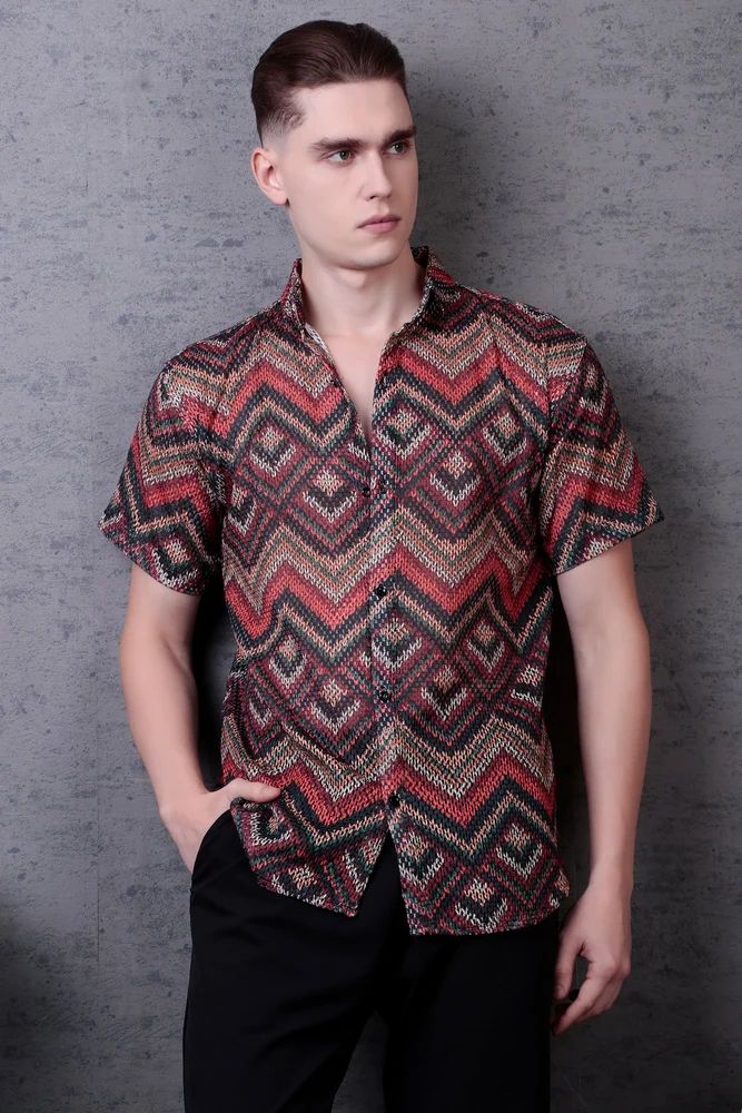 Mens Printed Casual Shirts