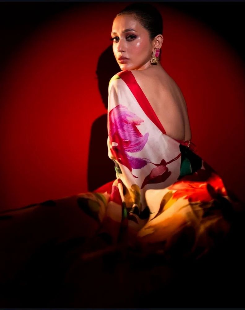 Original Japan Satin Saree