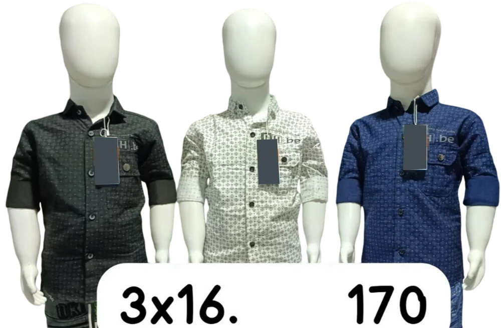 Kids Cotton Digital Print Shirt, Age Group: 9-11 Years