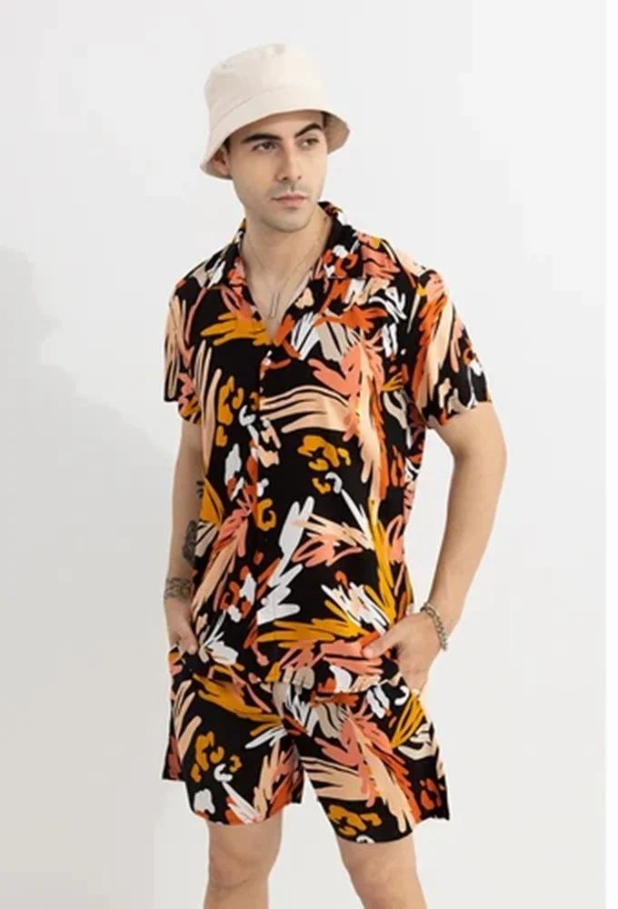 XXL Polyester Men Co Ord Set