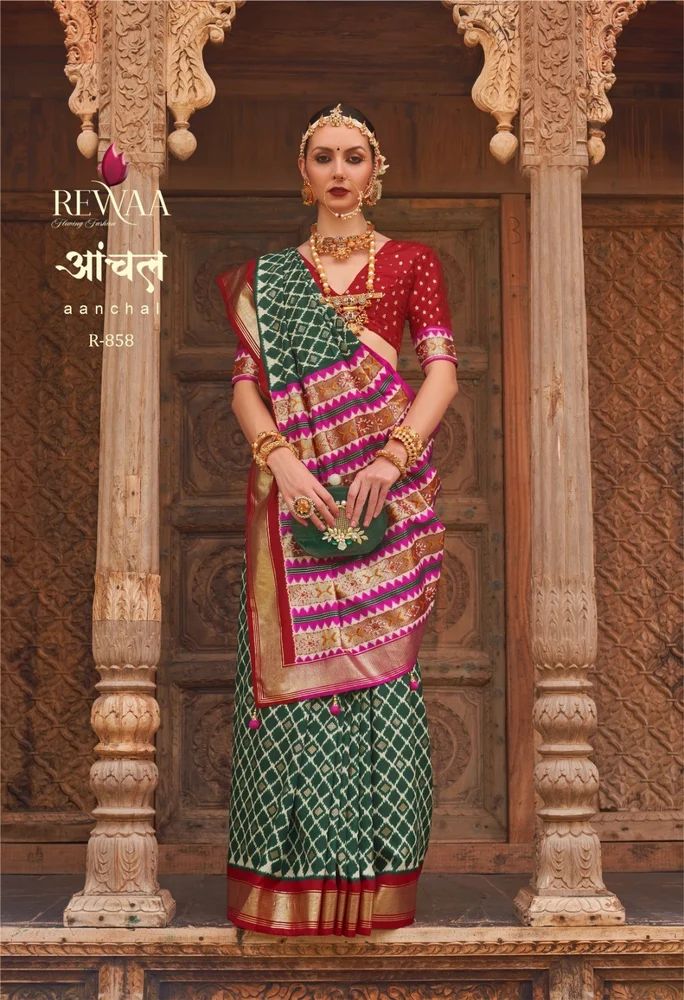 Rewaa Patola Silk Saree