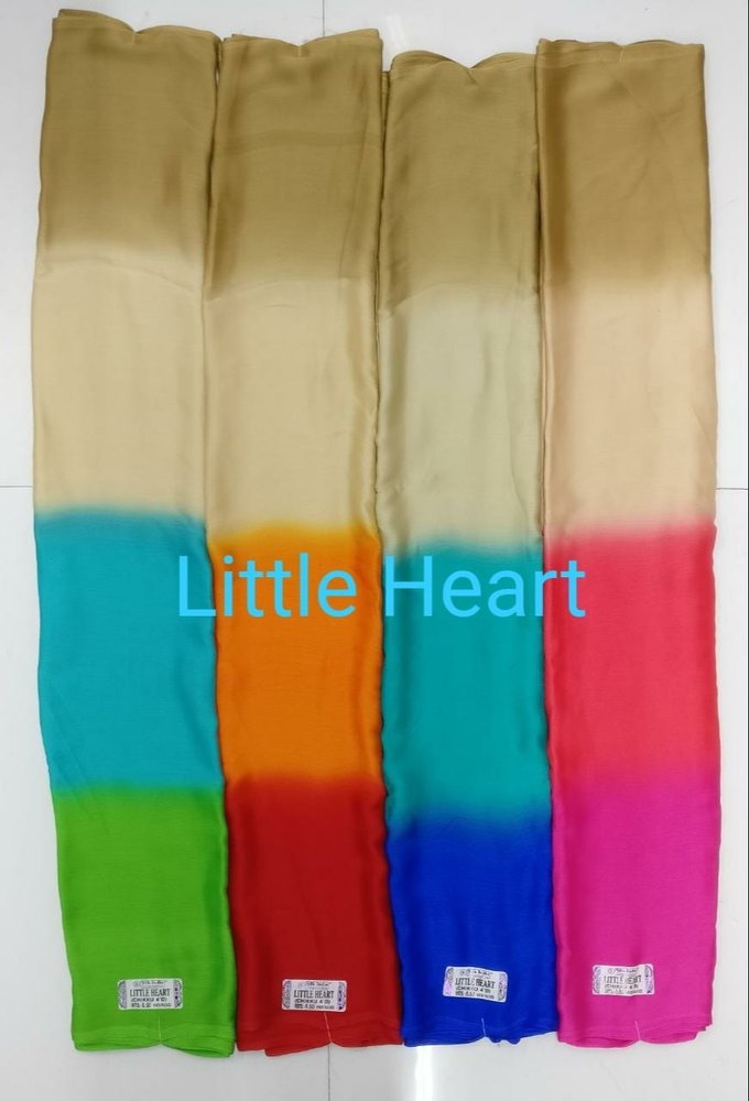 Double Shaded Satin Saree