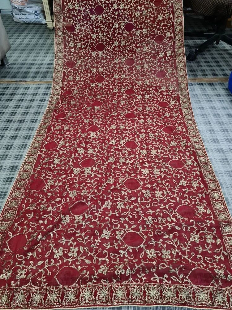 Embroidery Dupatta And Fabrics