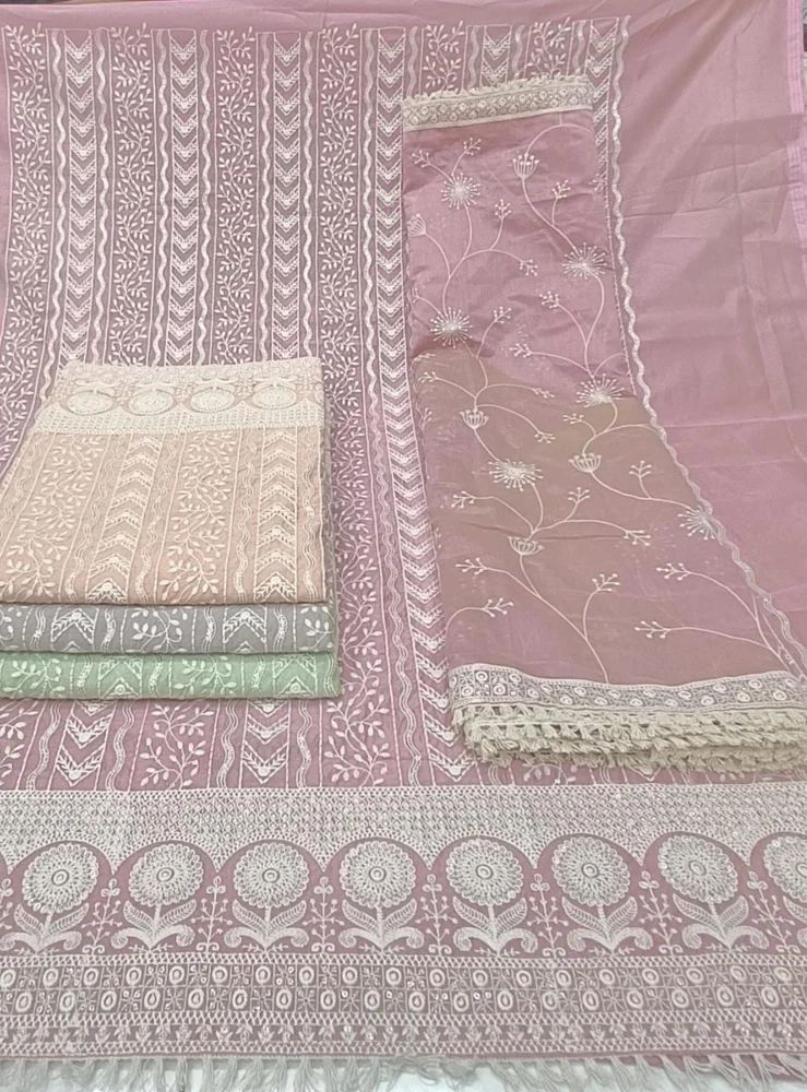 Modal Embroidery Unstitched Salwar Suit