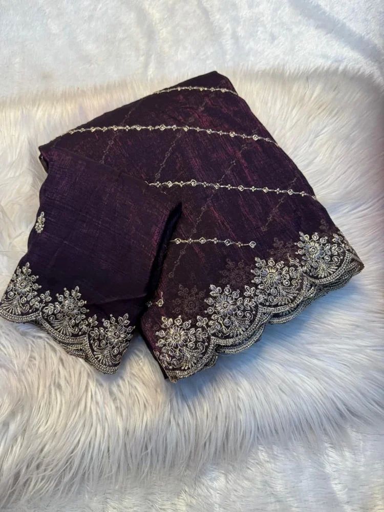 Designer Embroidered Sarees