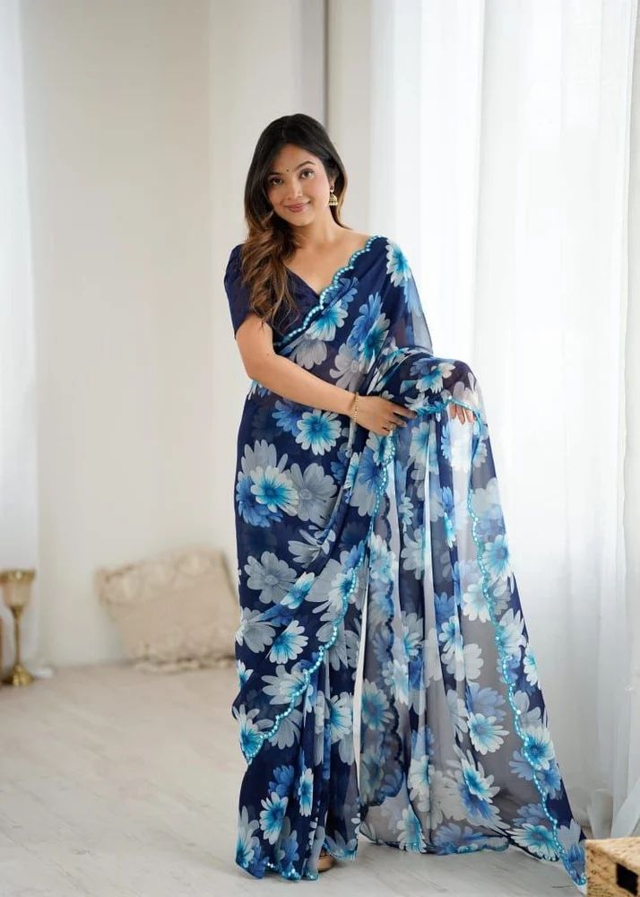 SOFT GEORGETTE SILK Saree