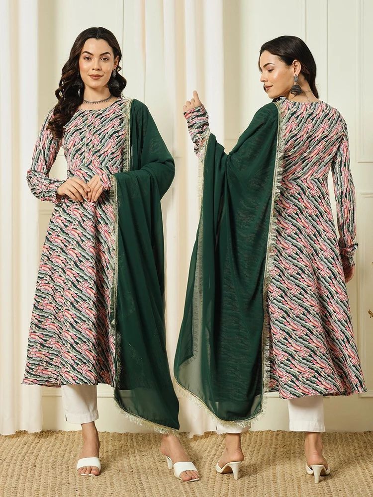 Floral Printed Kurta Set