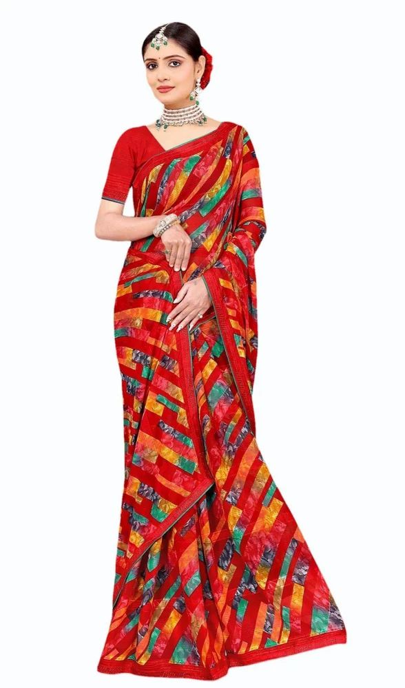 Ladies Georgette Printed Saree