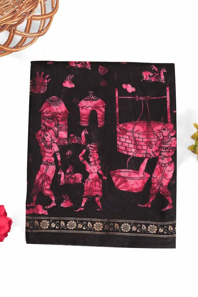 Chitrika Neel Kamal Chanderi Cotton Saree