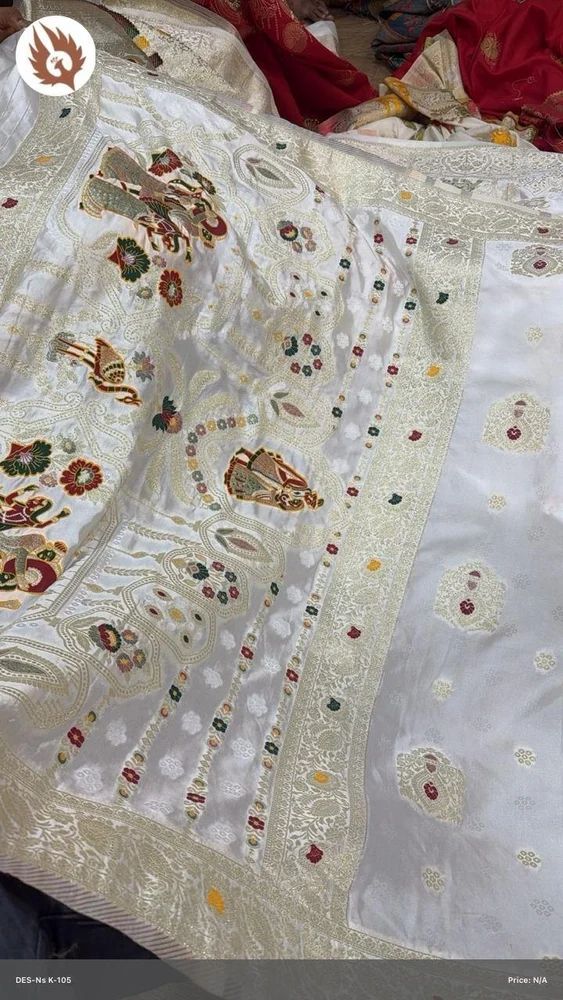 Naylon satin - banarasi jari