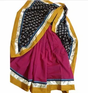 Cotton Half And Half Saree