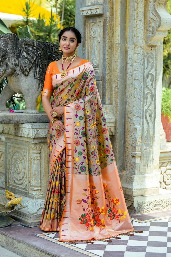 Woven Silk Paithani Saree
