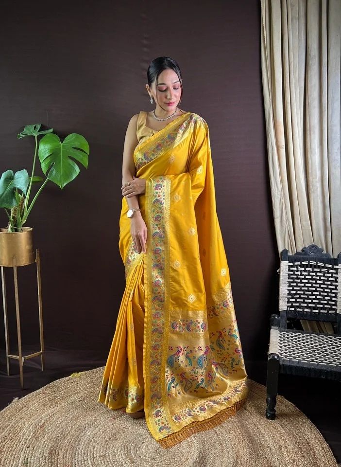 Ladies Paithani Silk Saree
