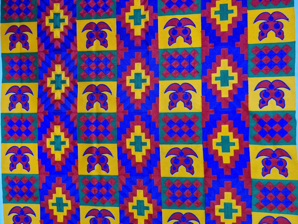 African Embroidery Fabric