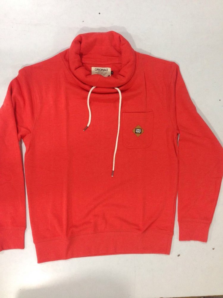 Red Hooded Full T Shirt