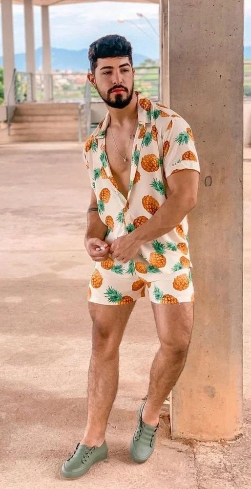 Rayon Printed Co Ords Set For Men, Night Suit Set