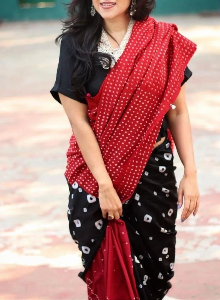 Digital Printed Linen Saree