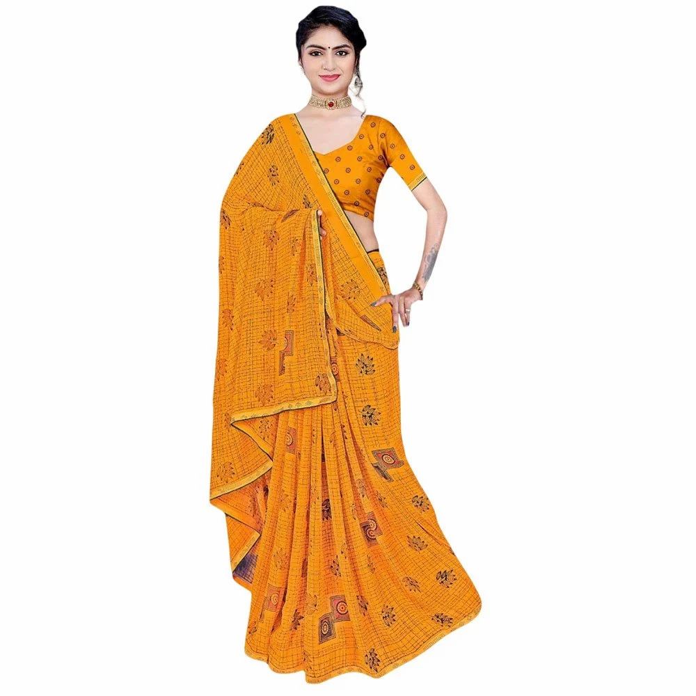 Multicolor WeightLess Printed Saree