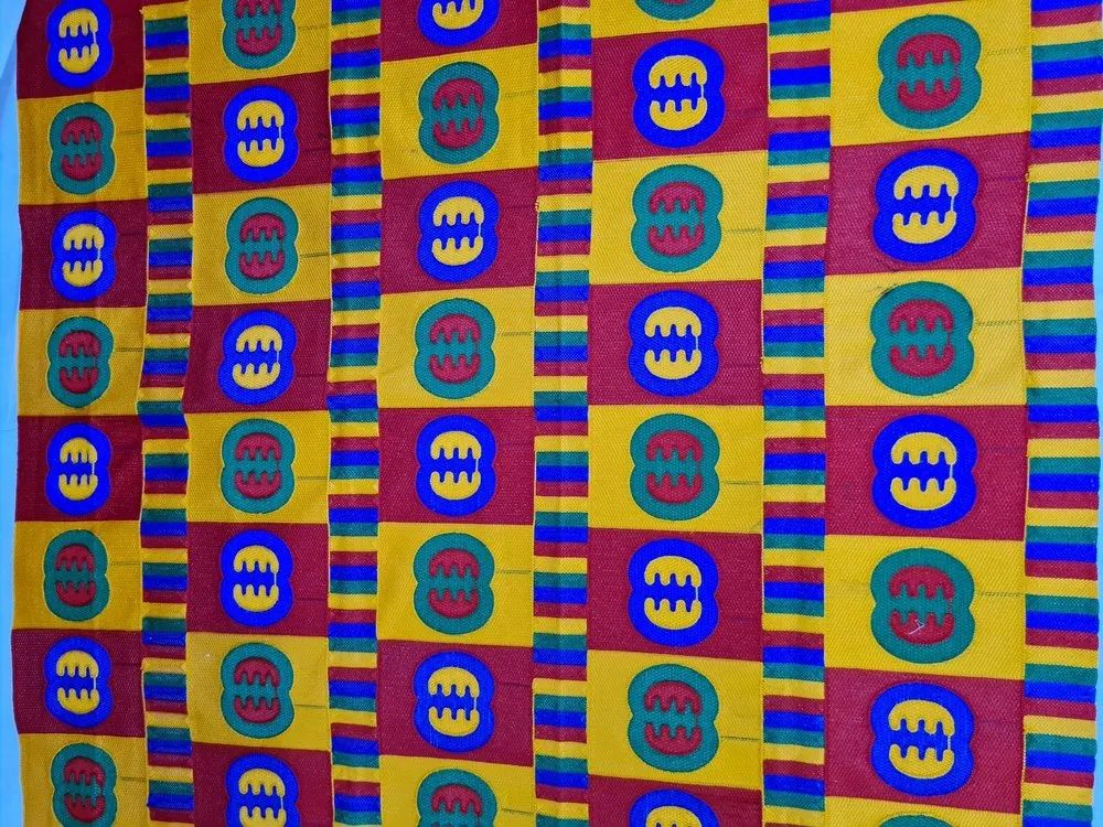 African Embroidered Fabric