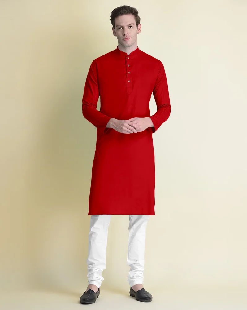 Men Plain Kurta