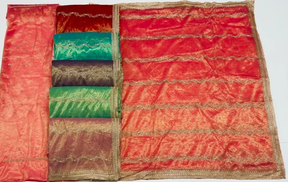 Net Embroidery Sarees