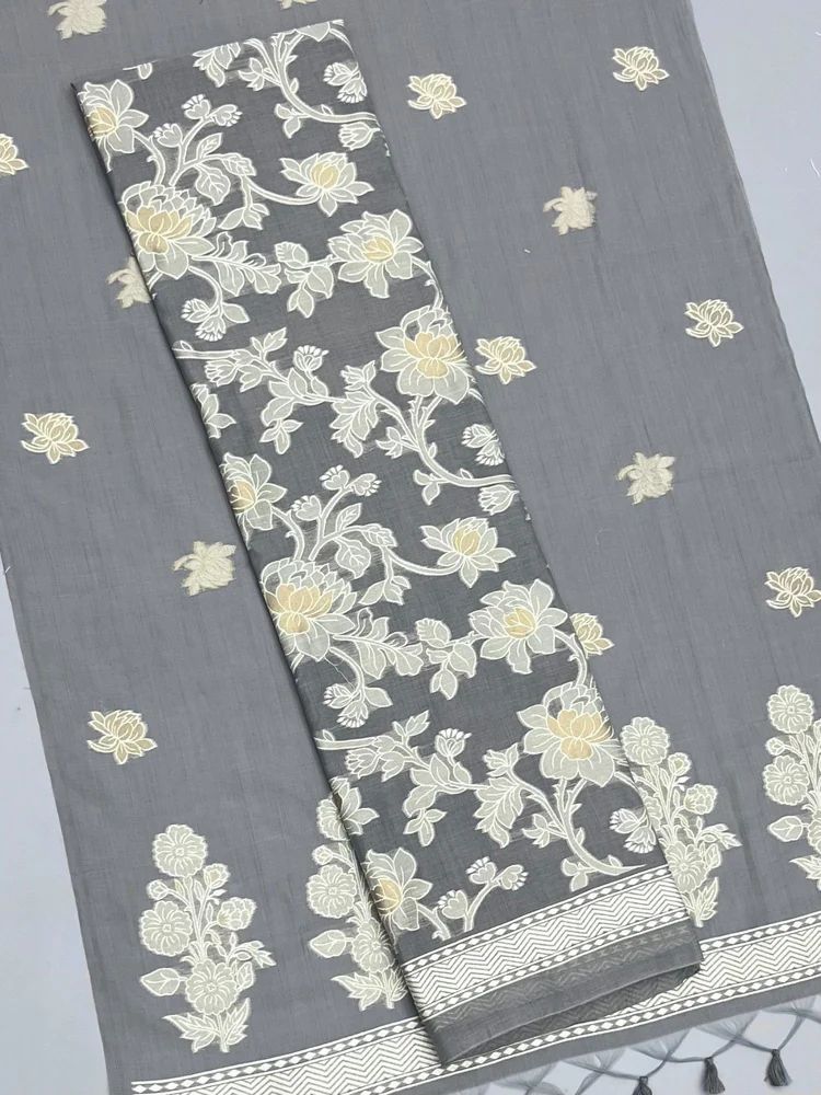 MUGA COTTON DRESS MATERIAL