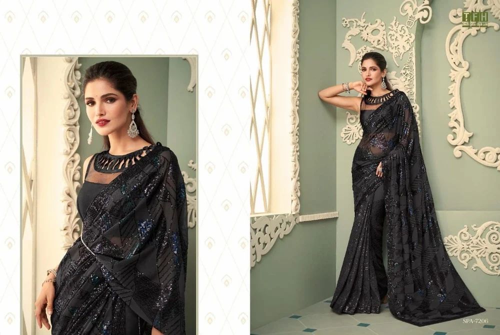 Georgette Partywear Sarees