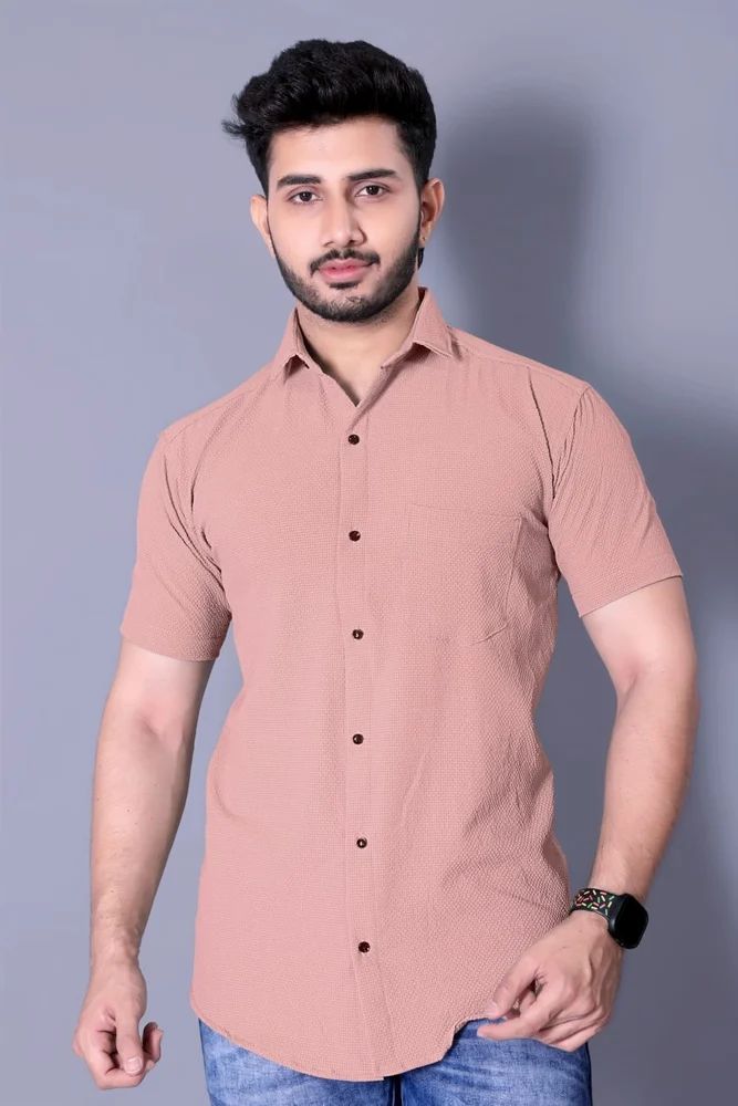 Mens Half Sleeve Shirt