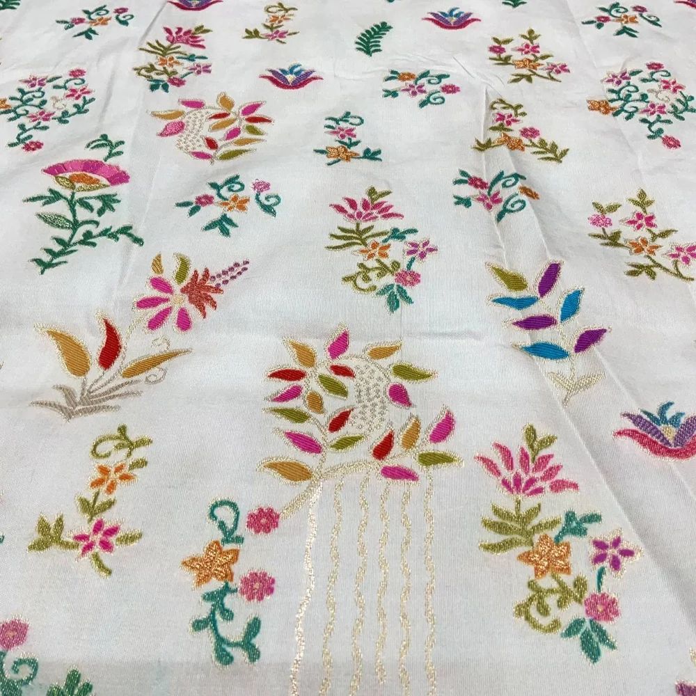 Designer Embroidery Lehenga Fabric