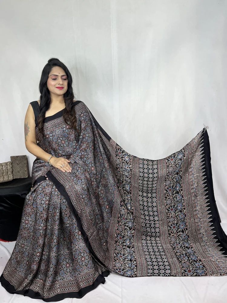 Hand Block Printed Saree