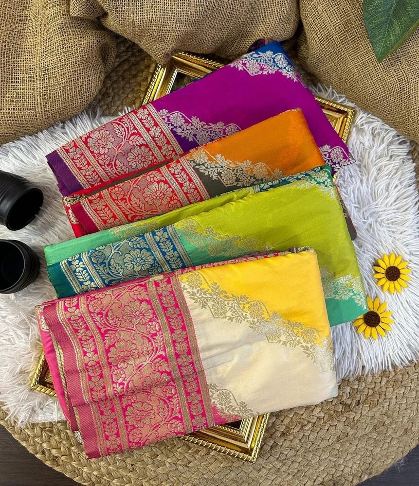 BANARASI SILK HANDLOOM SAREE EXQUITED IN KADWA STYLE WEAVING
