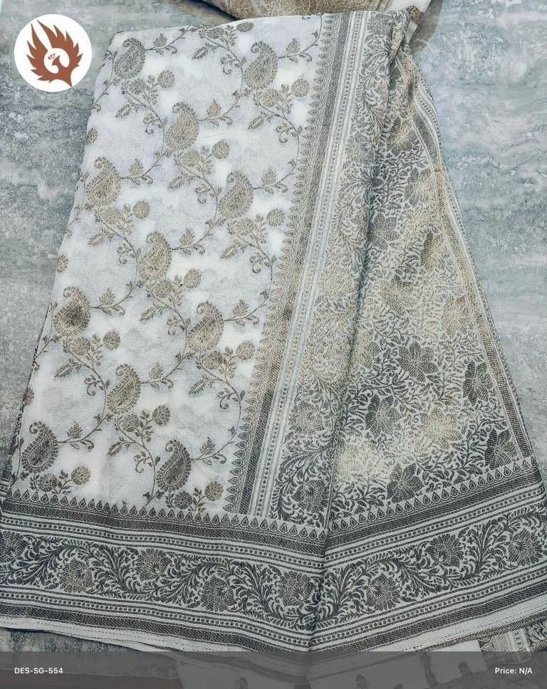 Nylon Georgette saree