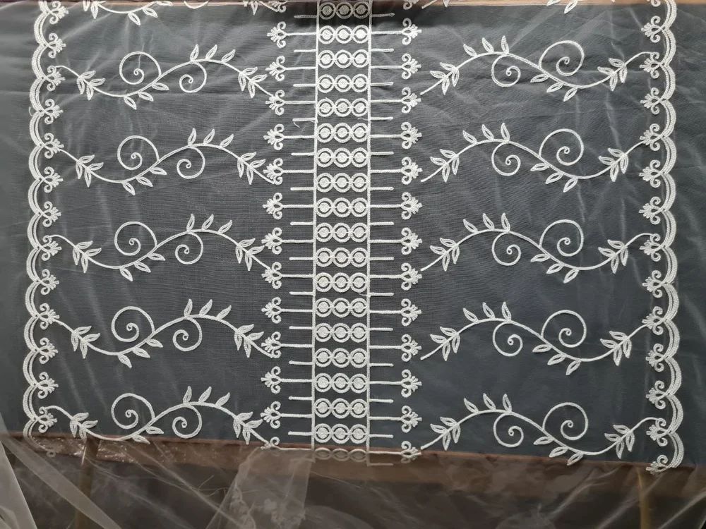 Net Embroidery Duptta