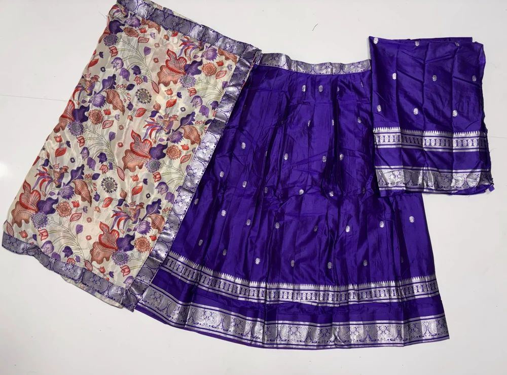 Jacquard Fabric Lehenga choli With Digital Dupatta