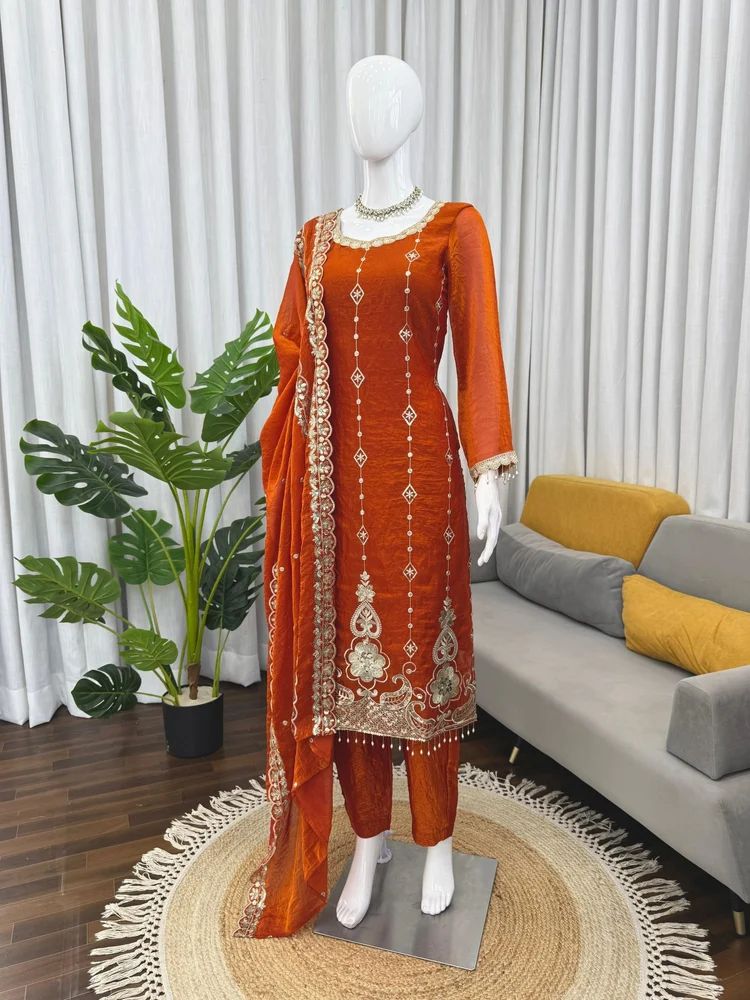 Ladies Silk Suit